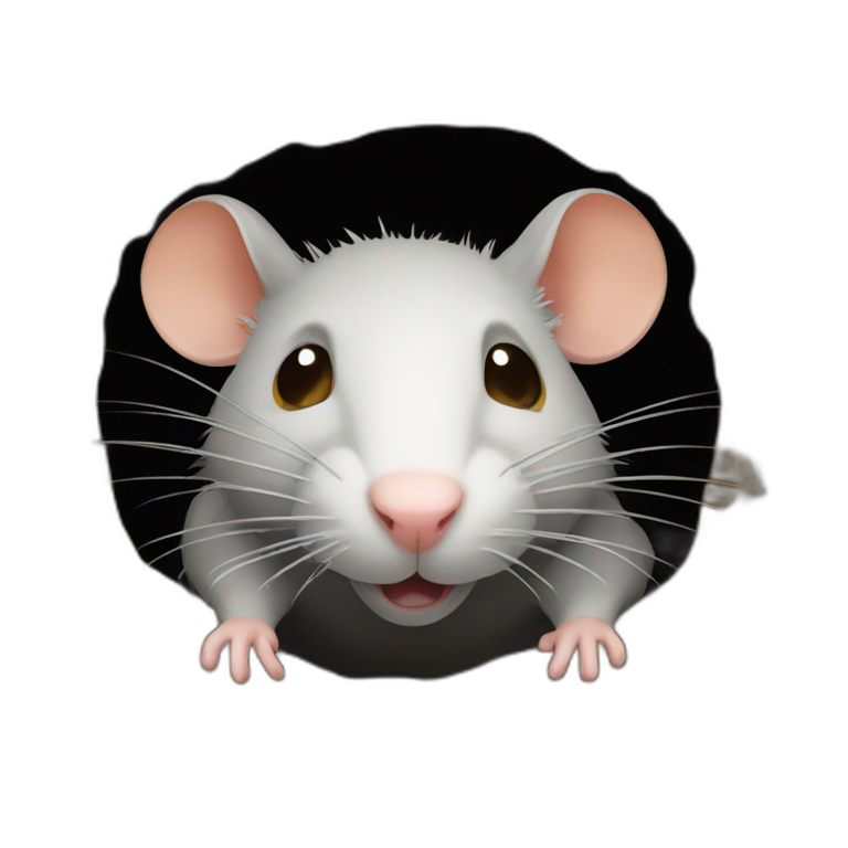 Rat in a hole  emoji