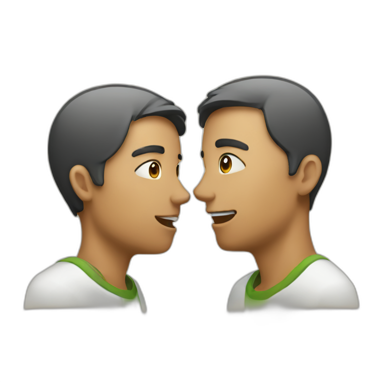 two people communicating emoji