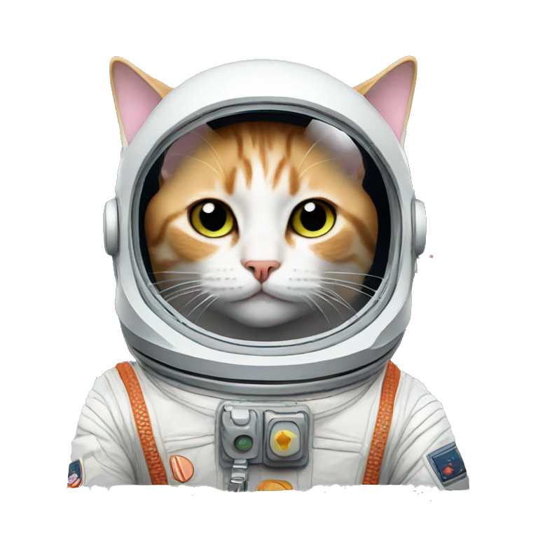 Cat in space emoji