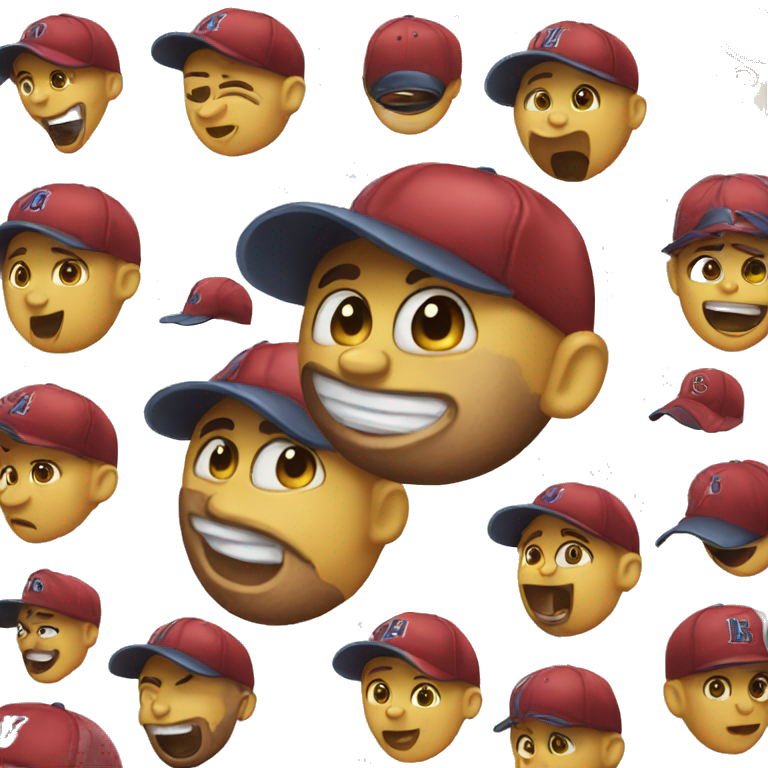 LOL baseball cap emoji emoji