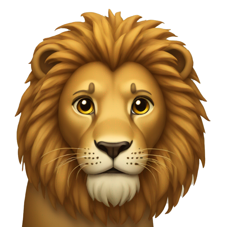 lion with beard  emoji