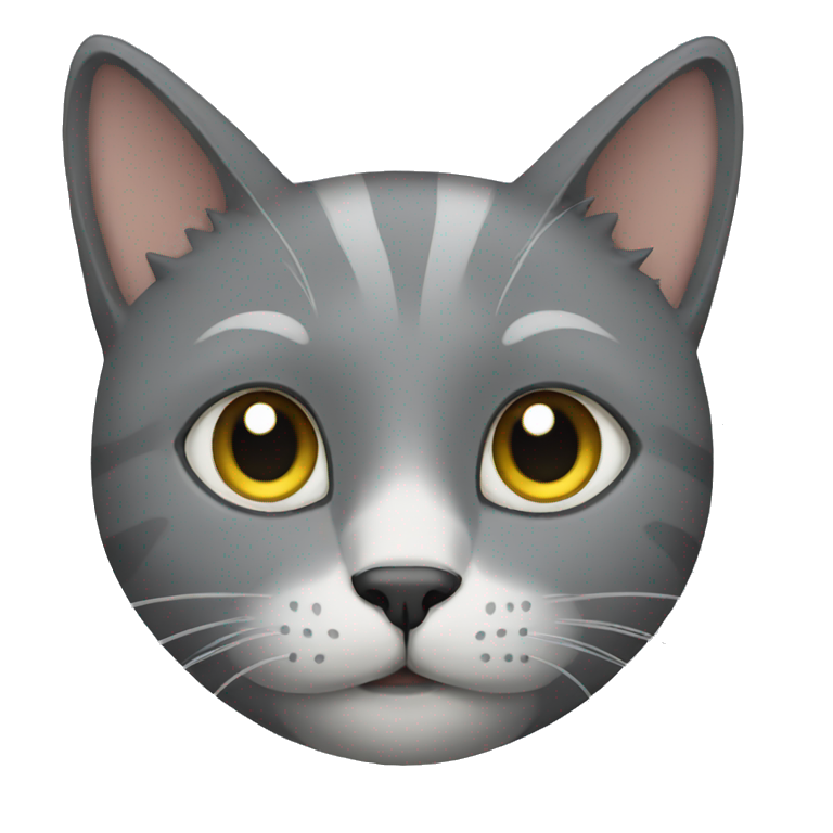 Grey Cat emoji