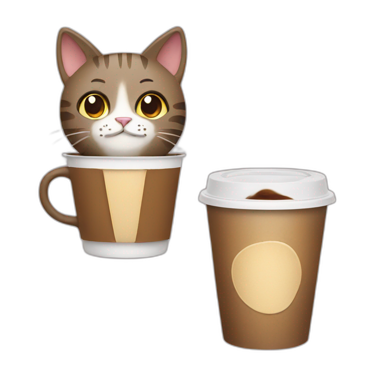 coffee cat emoji