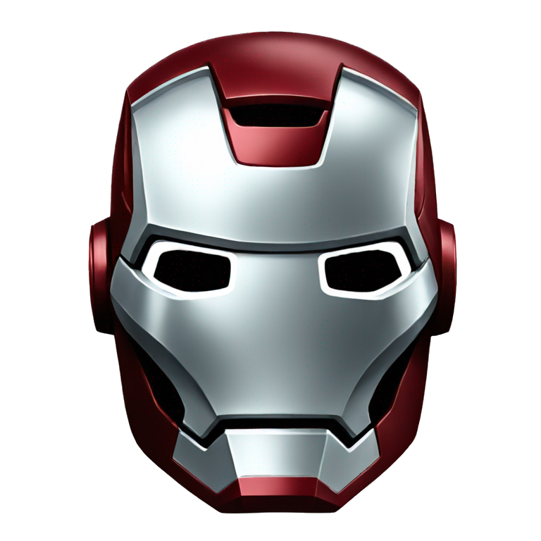 Android with Iron Man helmet emoji
