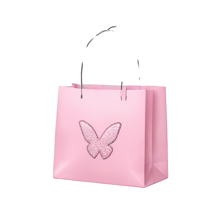 Light pink shopping bag Victoria Secret emoji AI Emoji Generator