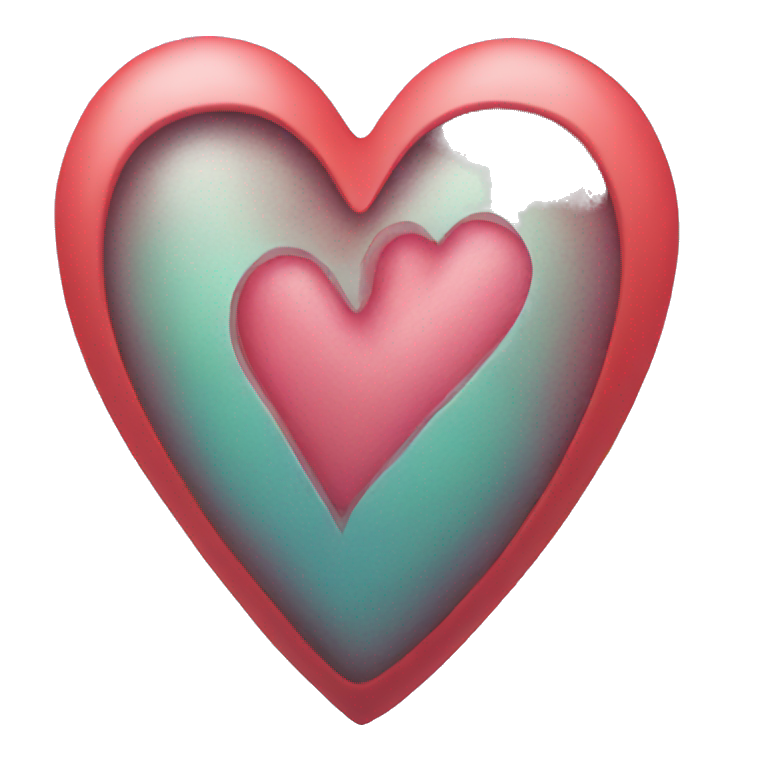 Coloured heart emoji