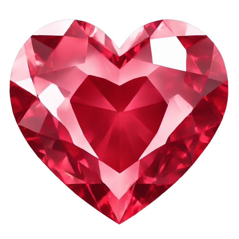 red diamond heart emoji