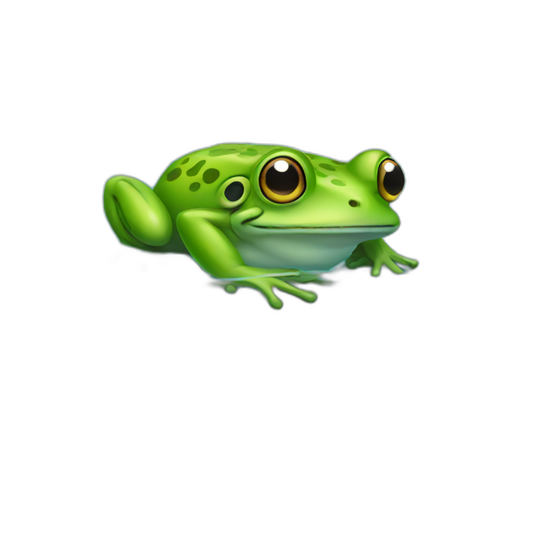 frog in water emoji