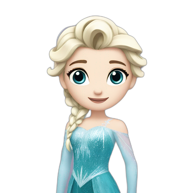 Elsa with elixir emoji