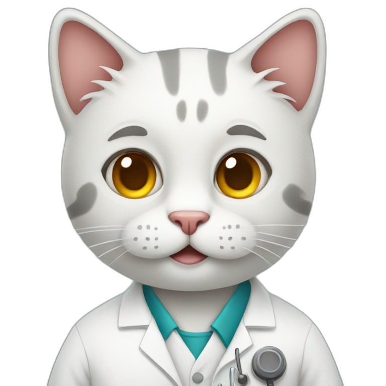 a cat scientist emoji
