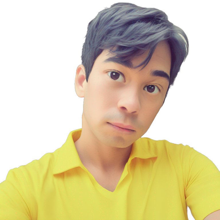 boy in yellow shirt emoji