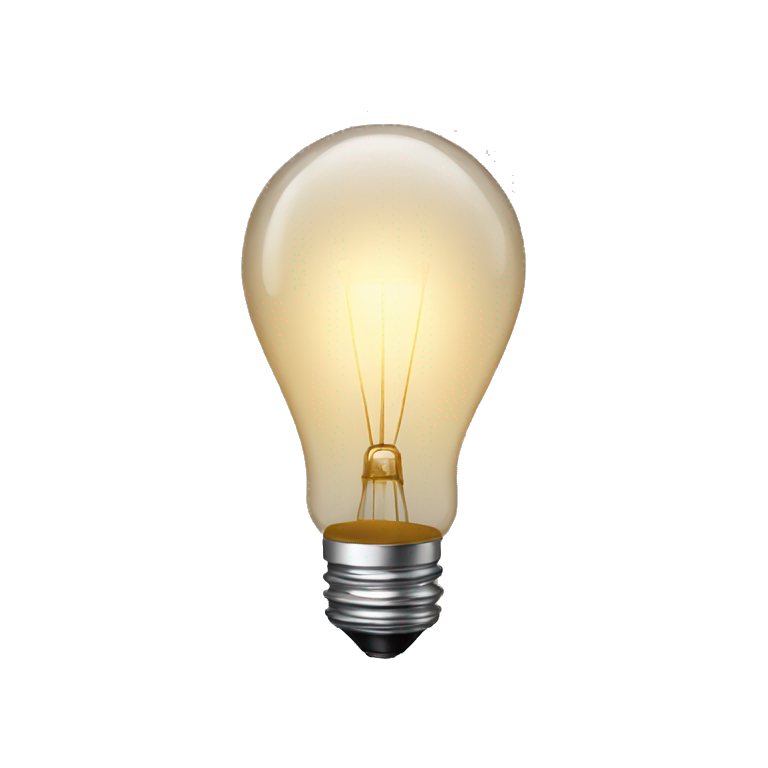 lamp bulb emoji