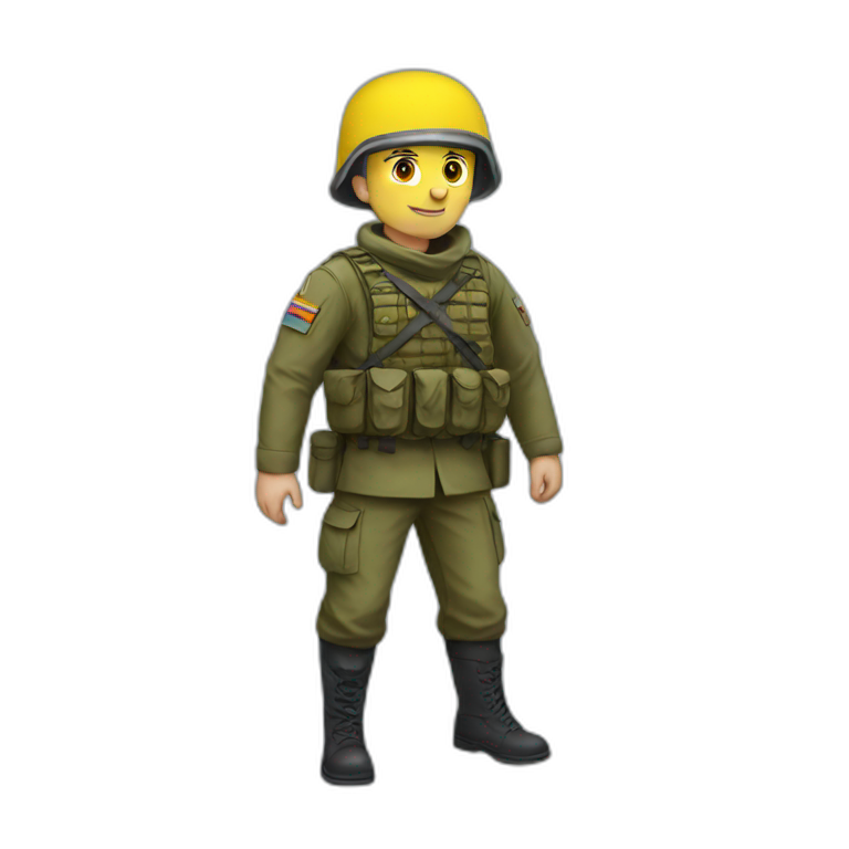 Ukrainian soldier emoji