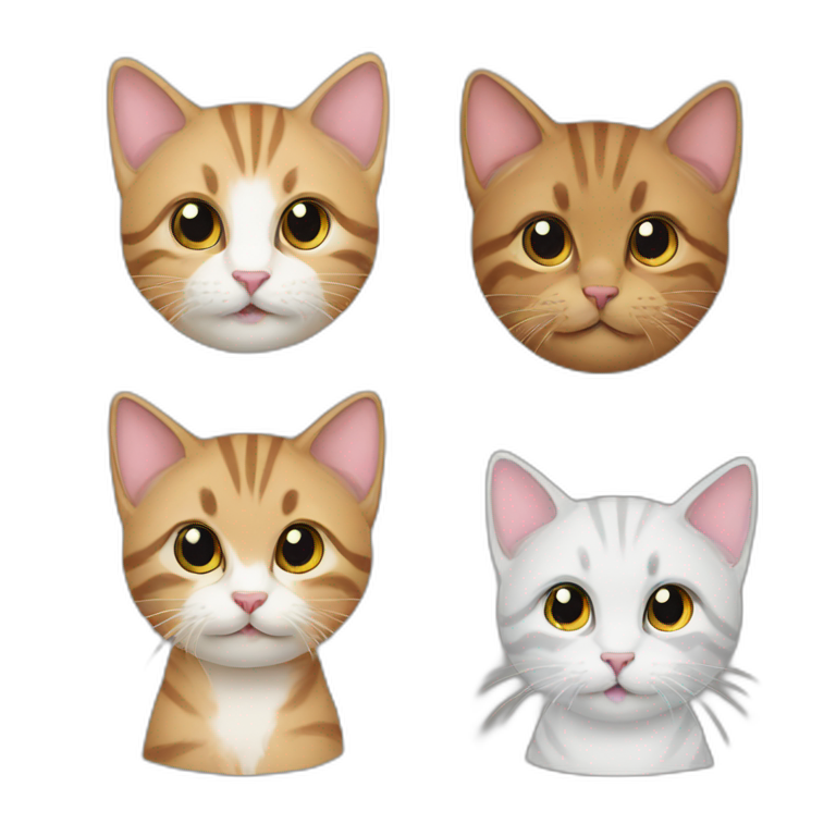 Chisrtmas kittens emoji