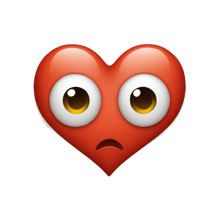 red ios heart emoji