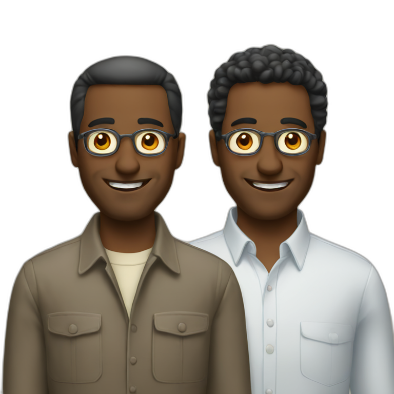 Two liberal guys emoji