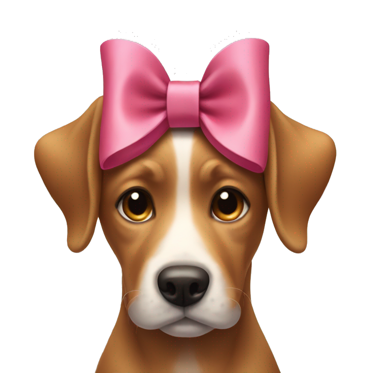 Dog with bow on head best sale