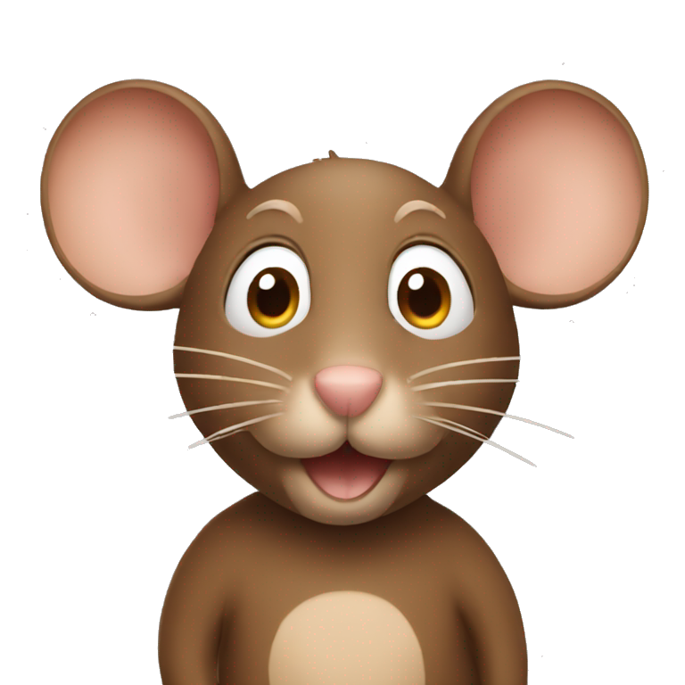 brown mouse jerry emoji
