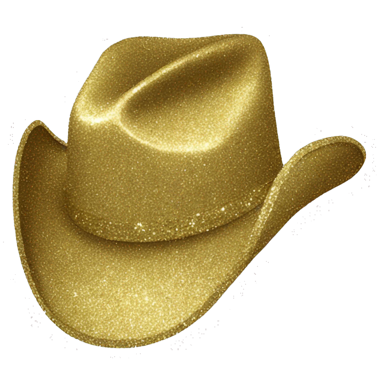 glitter cowboy hat emoji