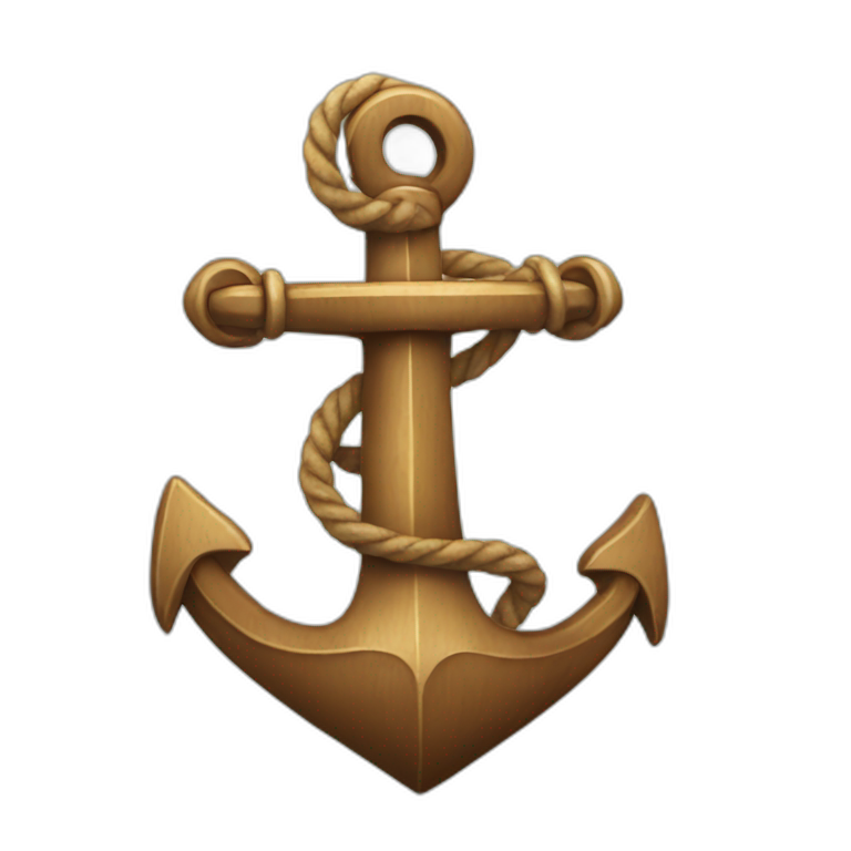 ship anchor character emoji