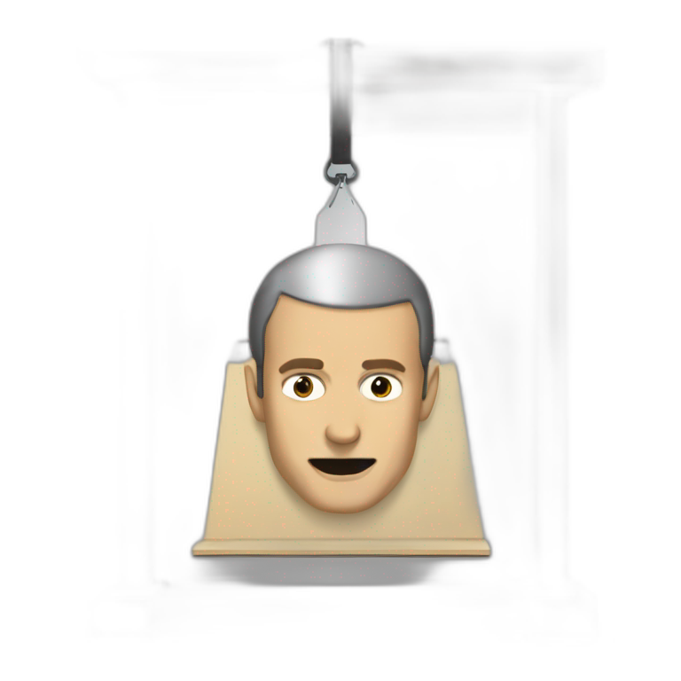 macron guillotine emoji