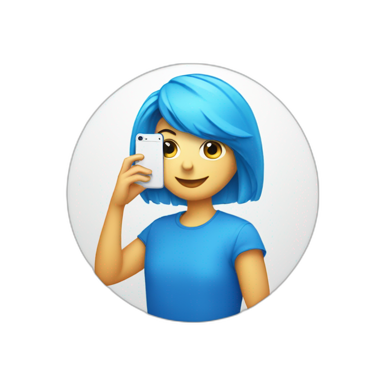 Instagram verified blue logo emoji