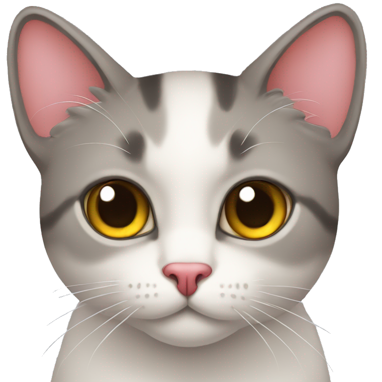 Gato con ojos de corazón  emoji