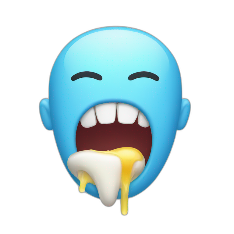 vomiting teeth emoji