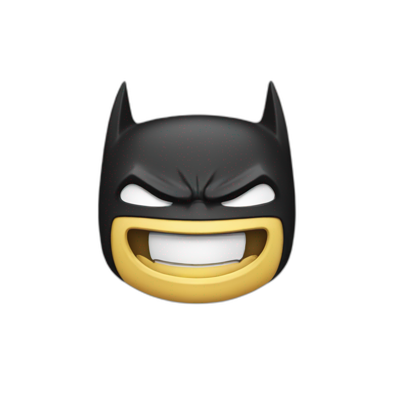 batman-face smile emoji