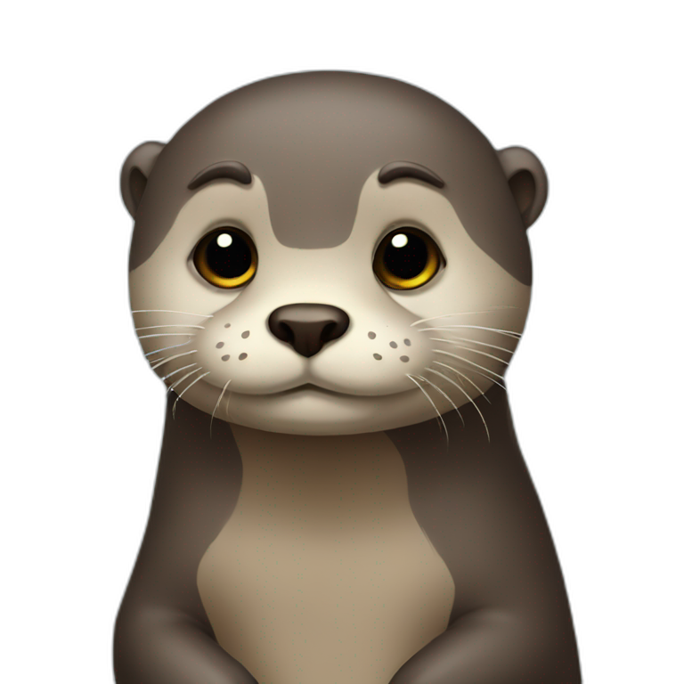 sad otter emoji