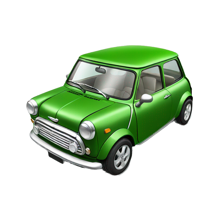 Car mini green emoji