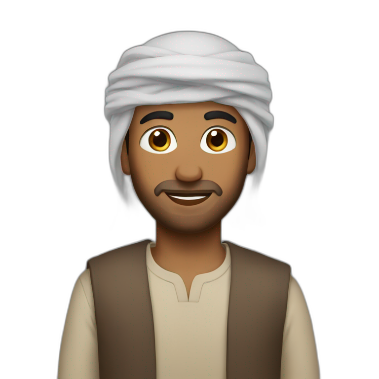 Arab brown man emoji