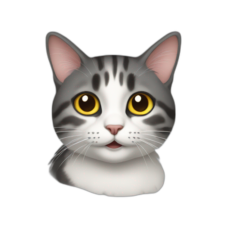 Chient câlin chat emoji