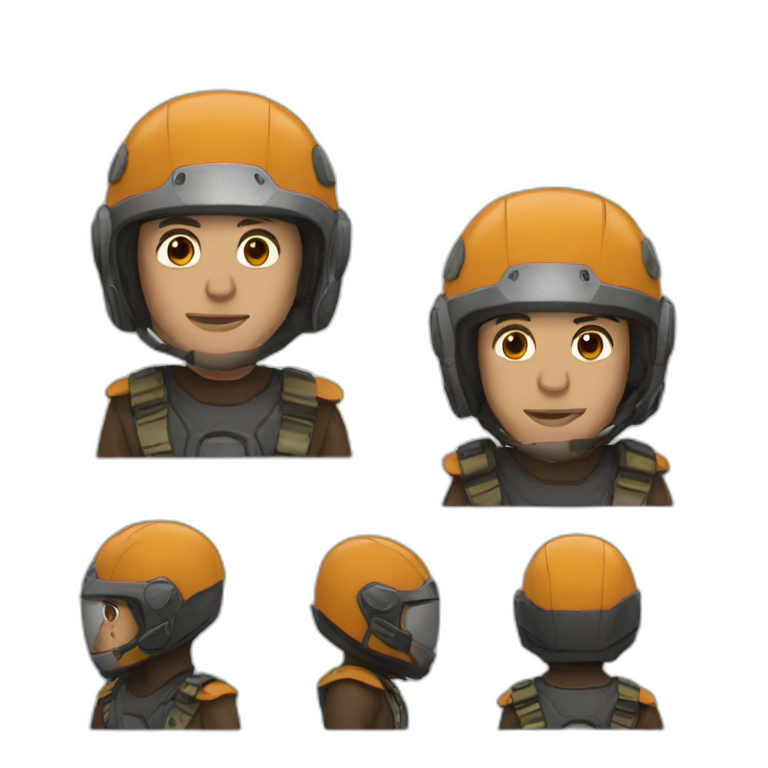 helmet man emoji