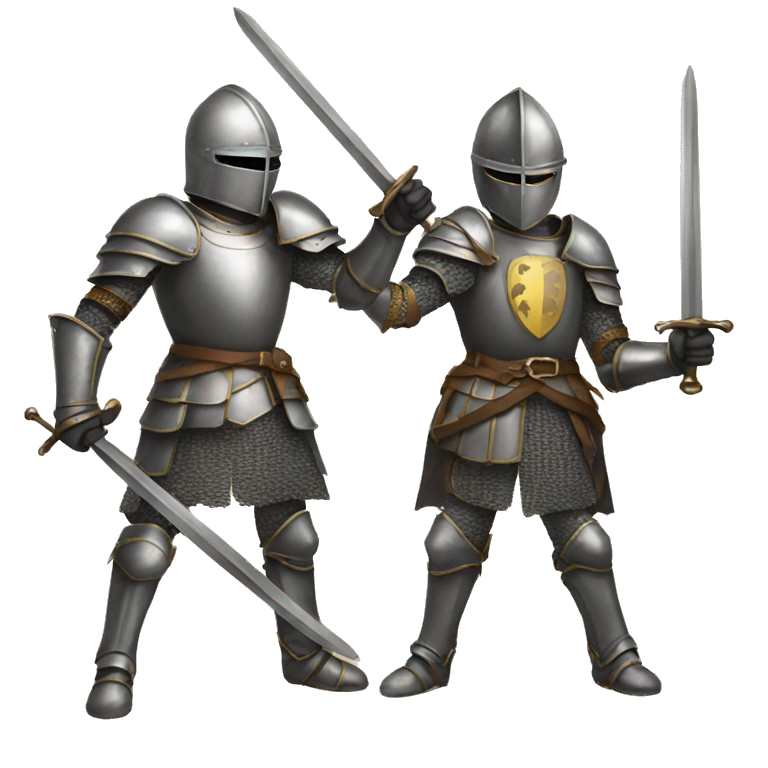 Dueling knights emoji emoji