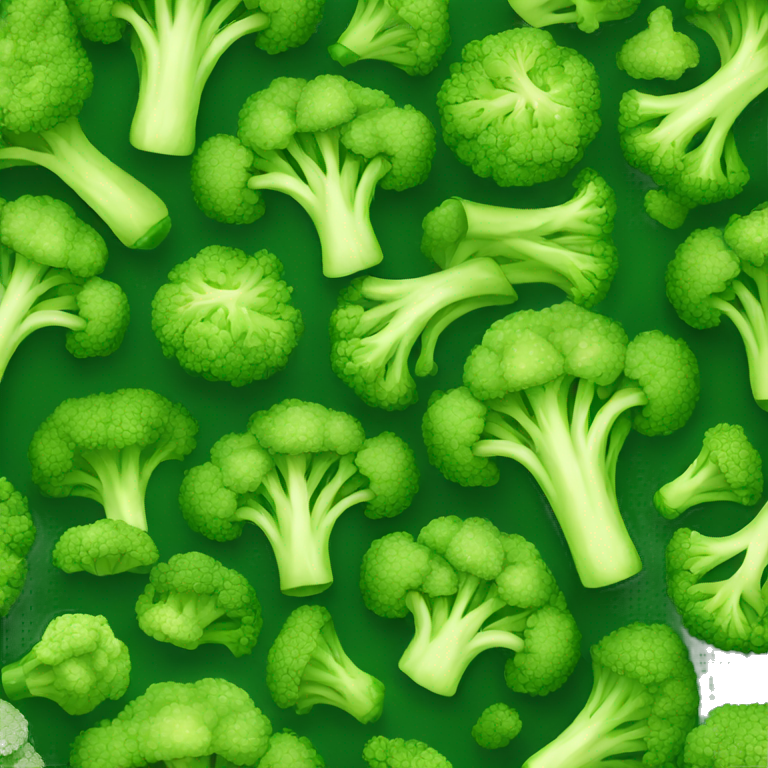 Sparkling broccoli  emoji