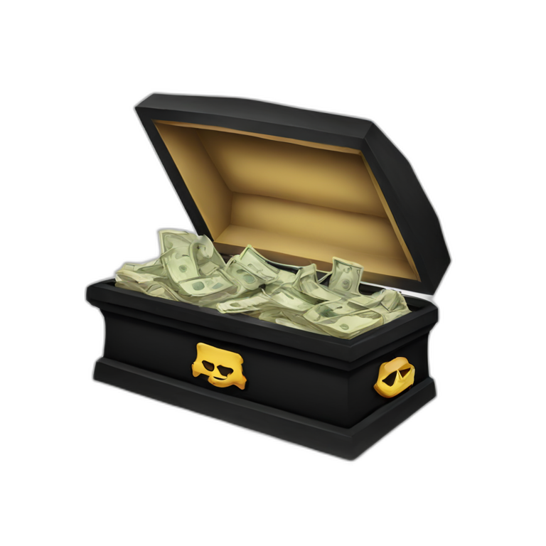 coffin money emoji
