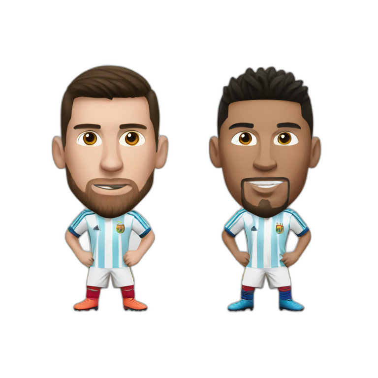 Messi vs Ronaldo  emoji