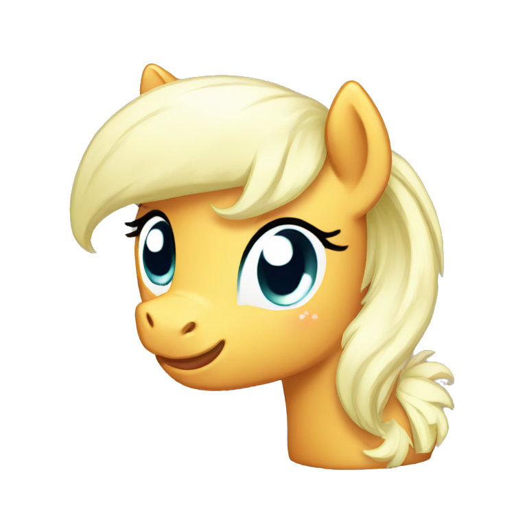 cute kawaii little pony emoji