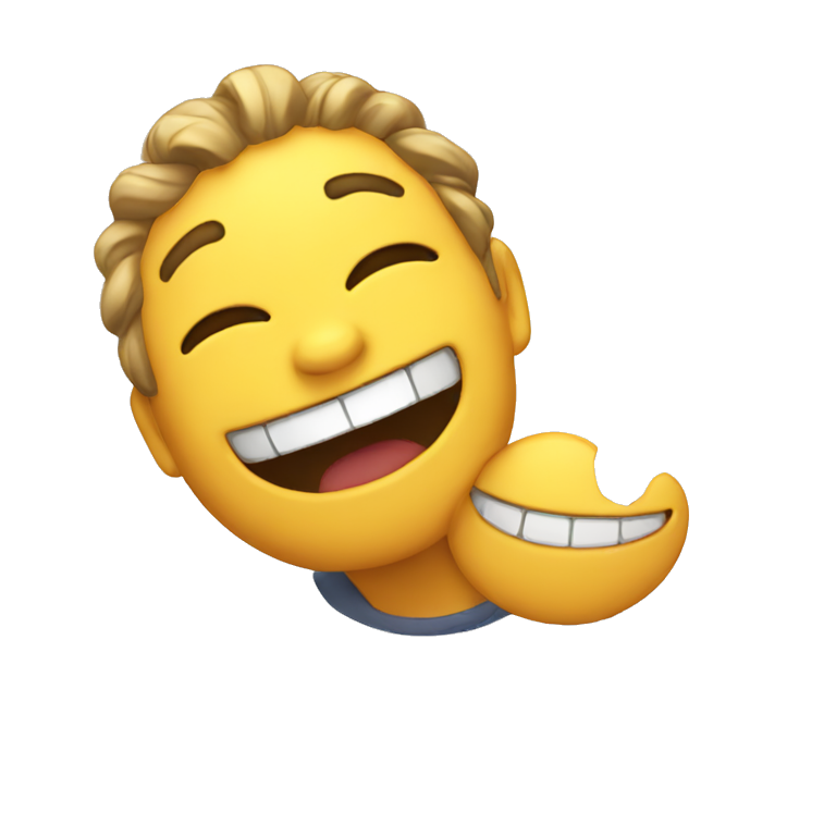 laughing really hard emoji