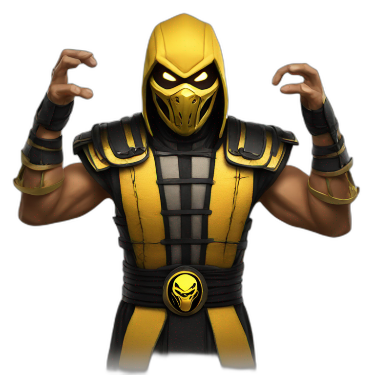Mortal Kombat scorpion emoji
