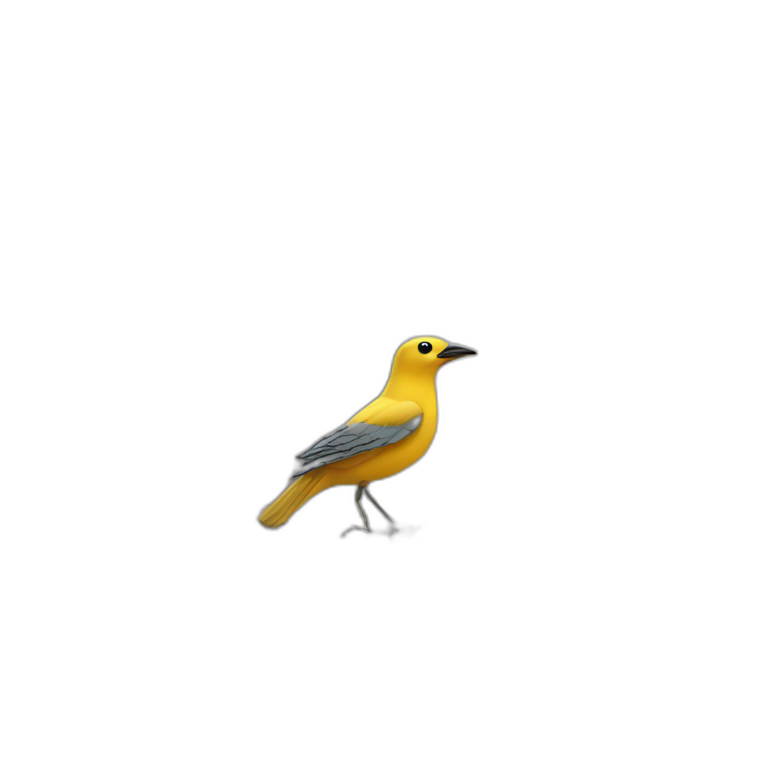 Bird on house emoji