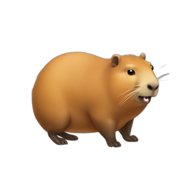 capybara farting emoji