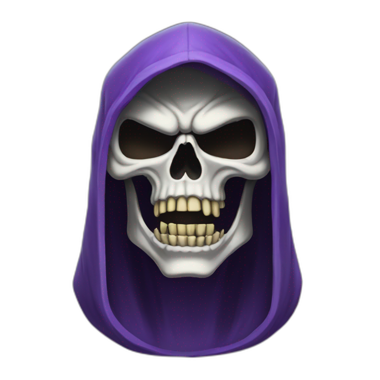 Angry Skeletor emoji