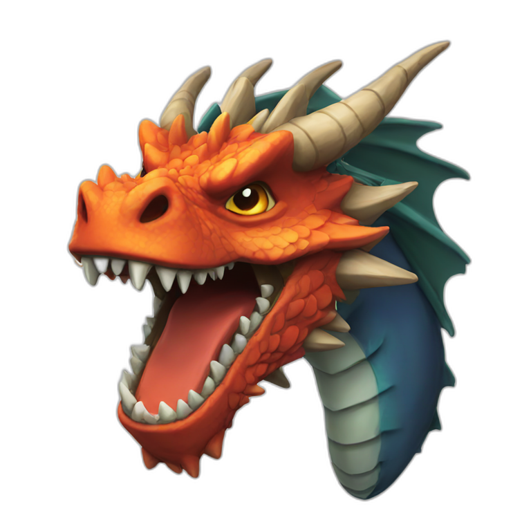 Epic dragon emoji