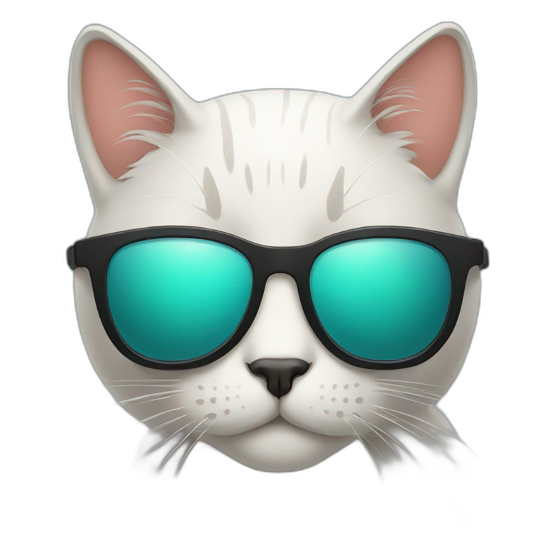 cat wearing sunglasses emoji