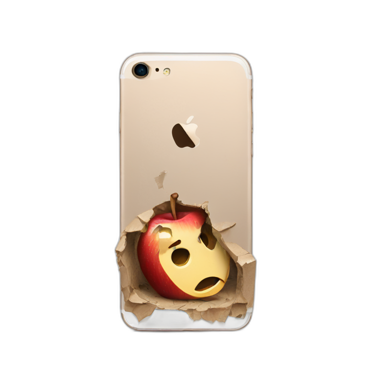 apple iphone destroyed emoji