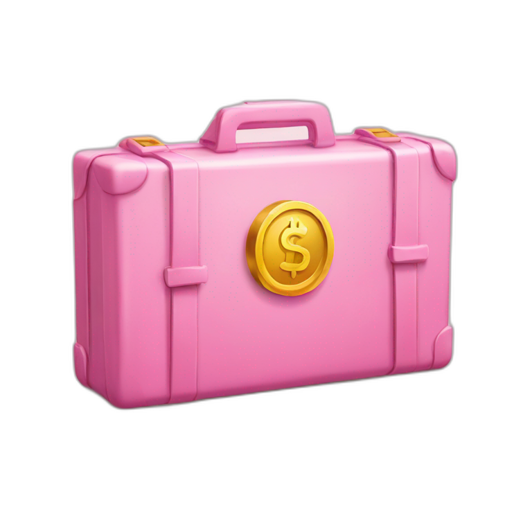 money iin pink case emoji