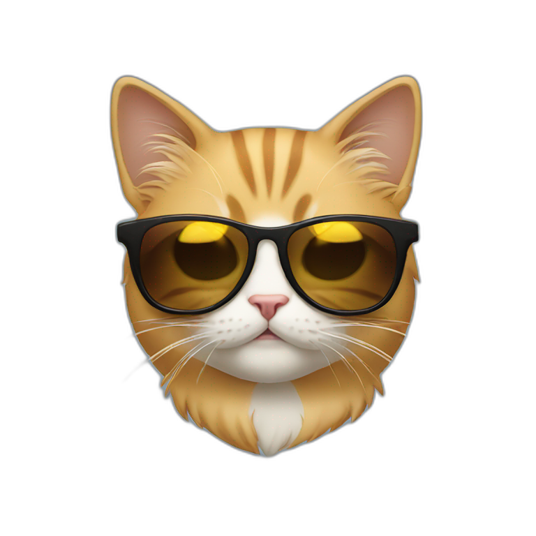 cat in sun glasses emoji