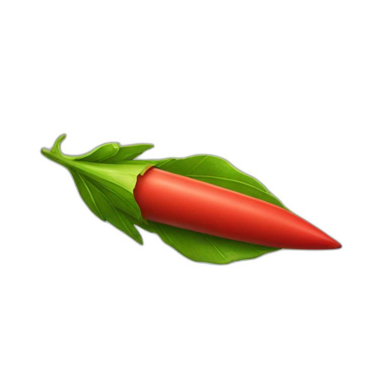red-rocket-leaf emoji